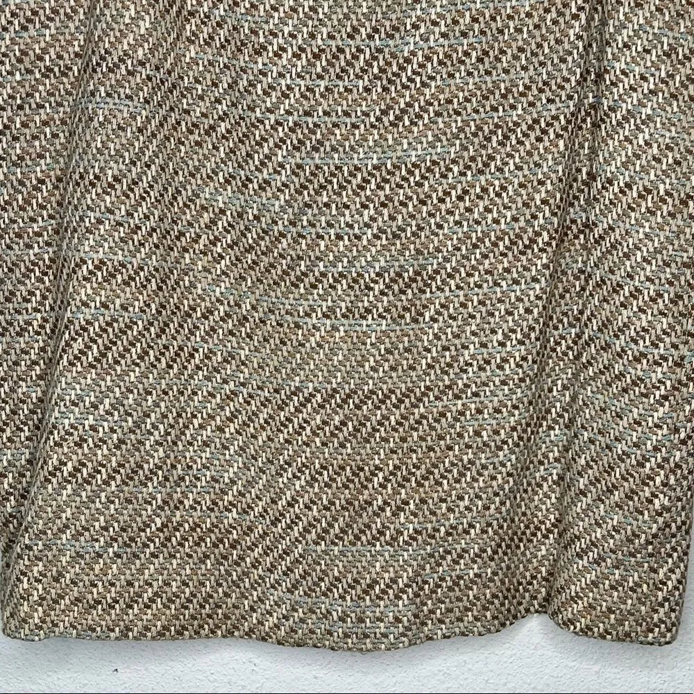 Vintage‎ Gallant Silk Skirt Set Tan Size undefined - Image 6