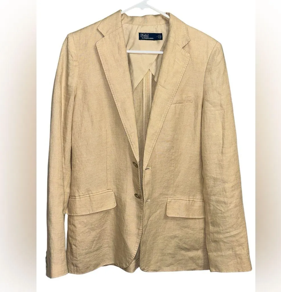 Ralph Lauren Cream Women's Blazer - Image 4