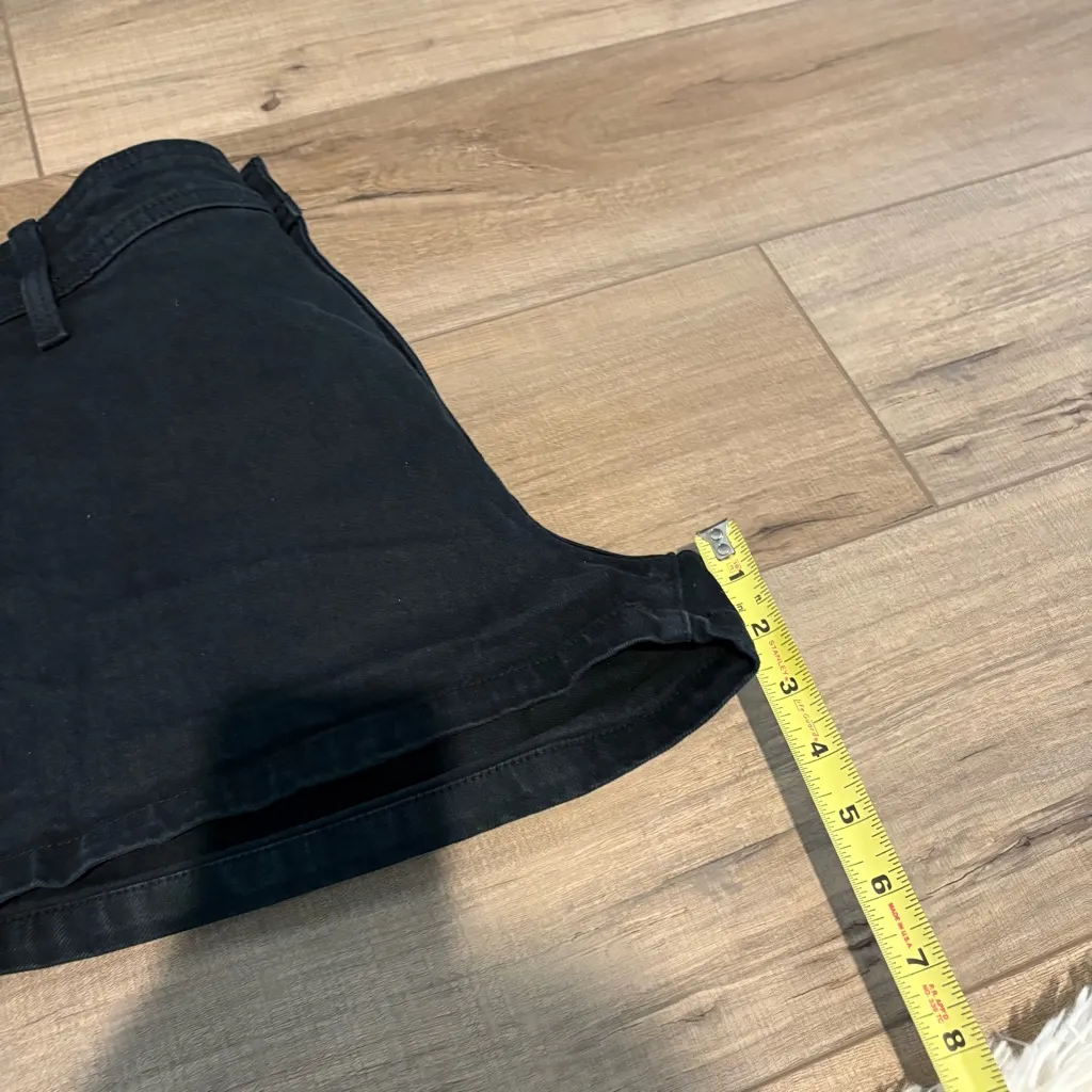 Universal Thread high rise sailor denim shorts black size 10 - Image 9