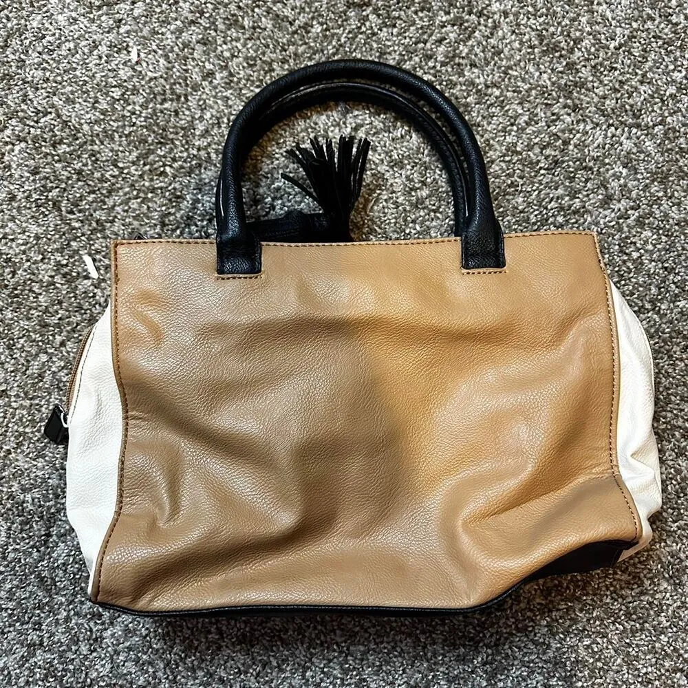 Nine-west Women's Tan and Black Bag - Image 4