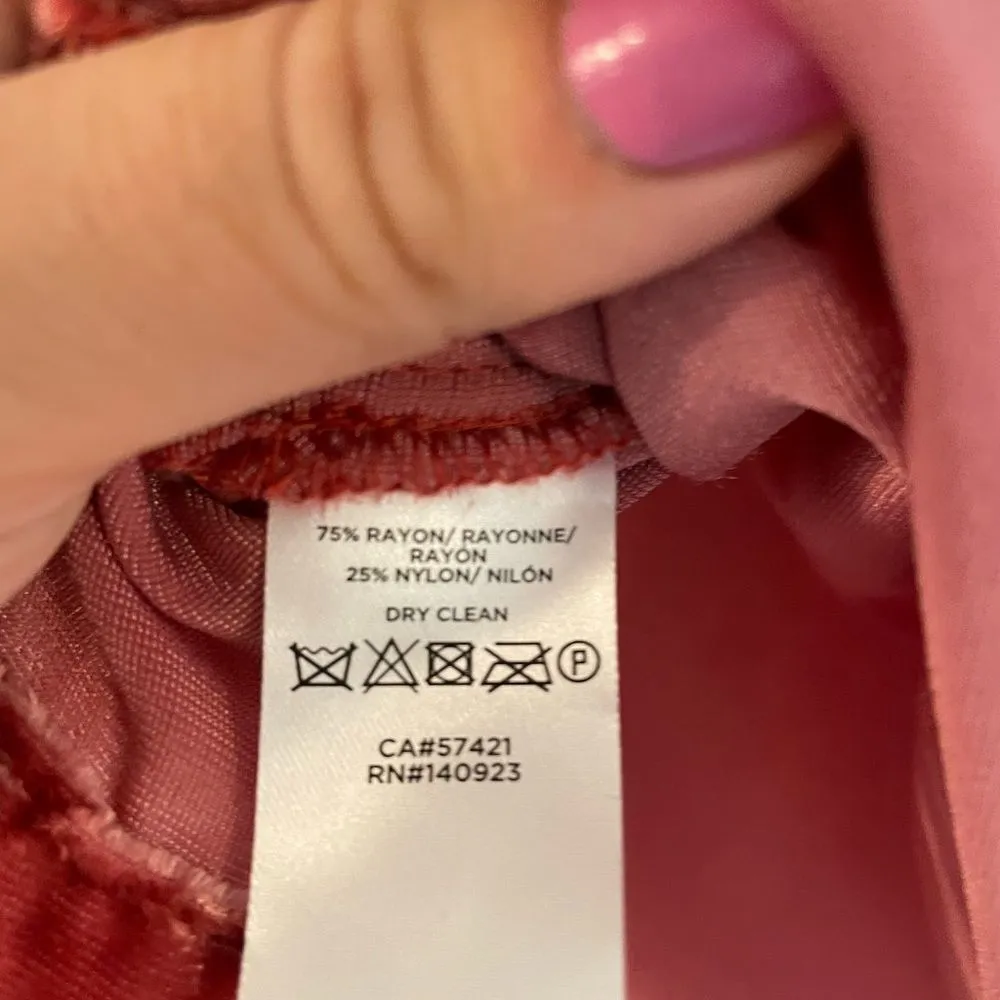 Loft crushed velvet puff sleeve top - Image 5