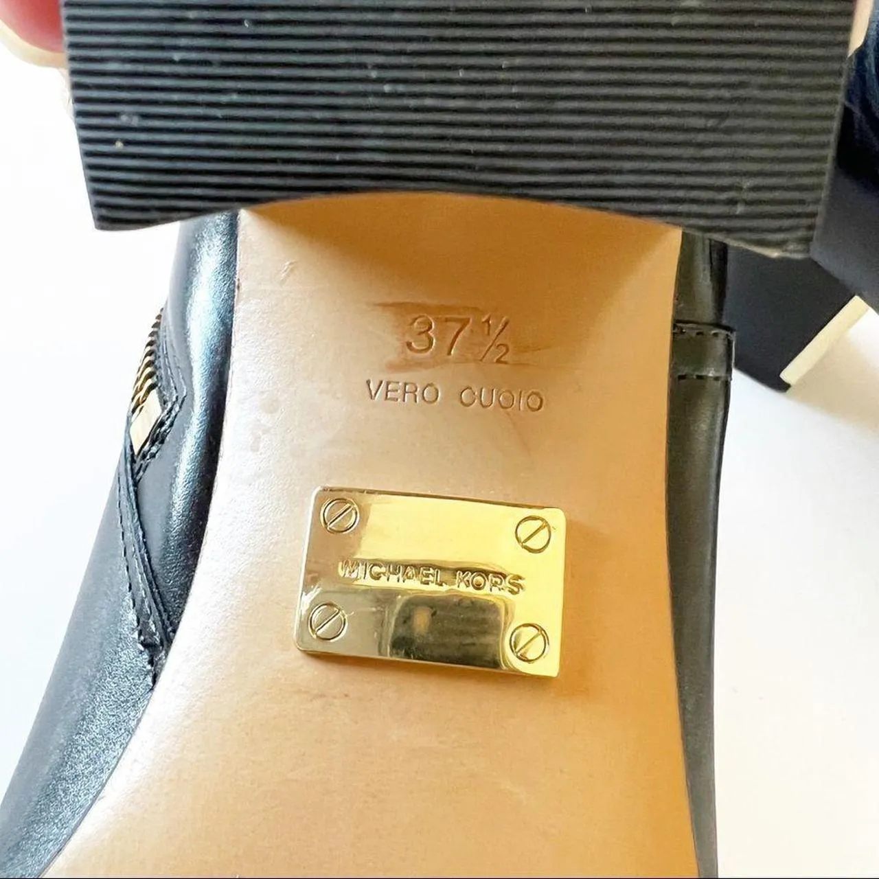 Michael Kors  Black Leather Ankle Boot - Image 3