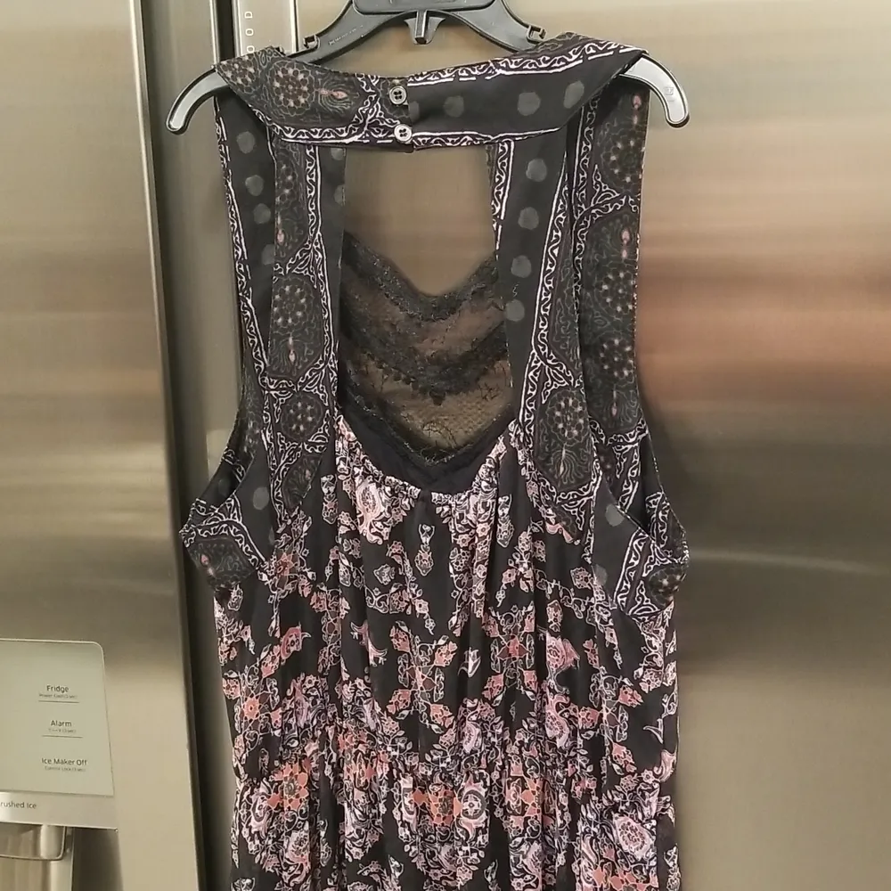 💕💕 Moroccan Printed Maxi Dress ~ Boho Chic Festival Size 6 - Image 13