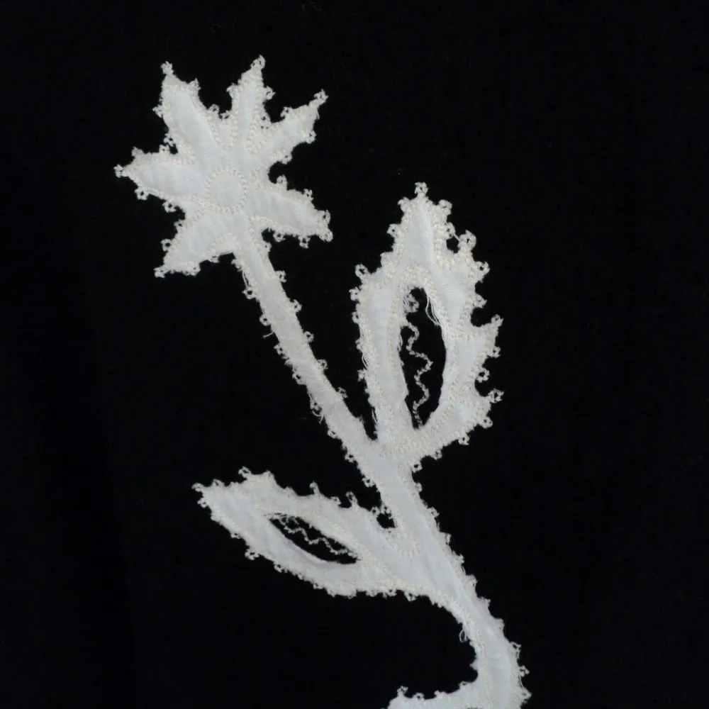 Clothes 100% Soft Wool Black Coat Size L Excellent Size L - Image 4