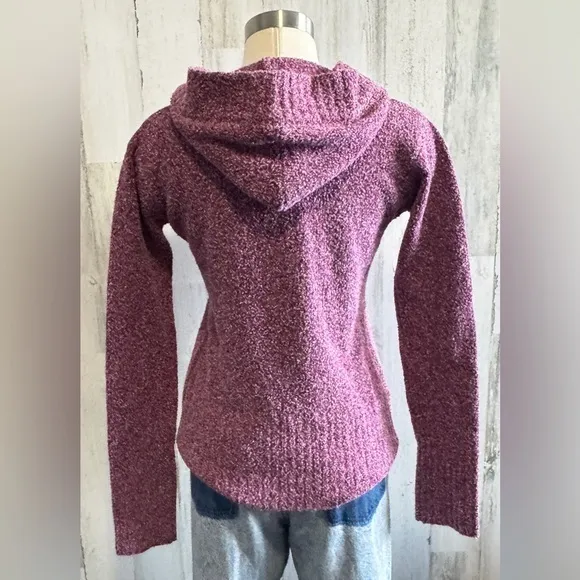 Columbia  Hooded‎ Button-Up Purple Sweater small gorpcore layering - Image 6