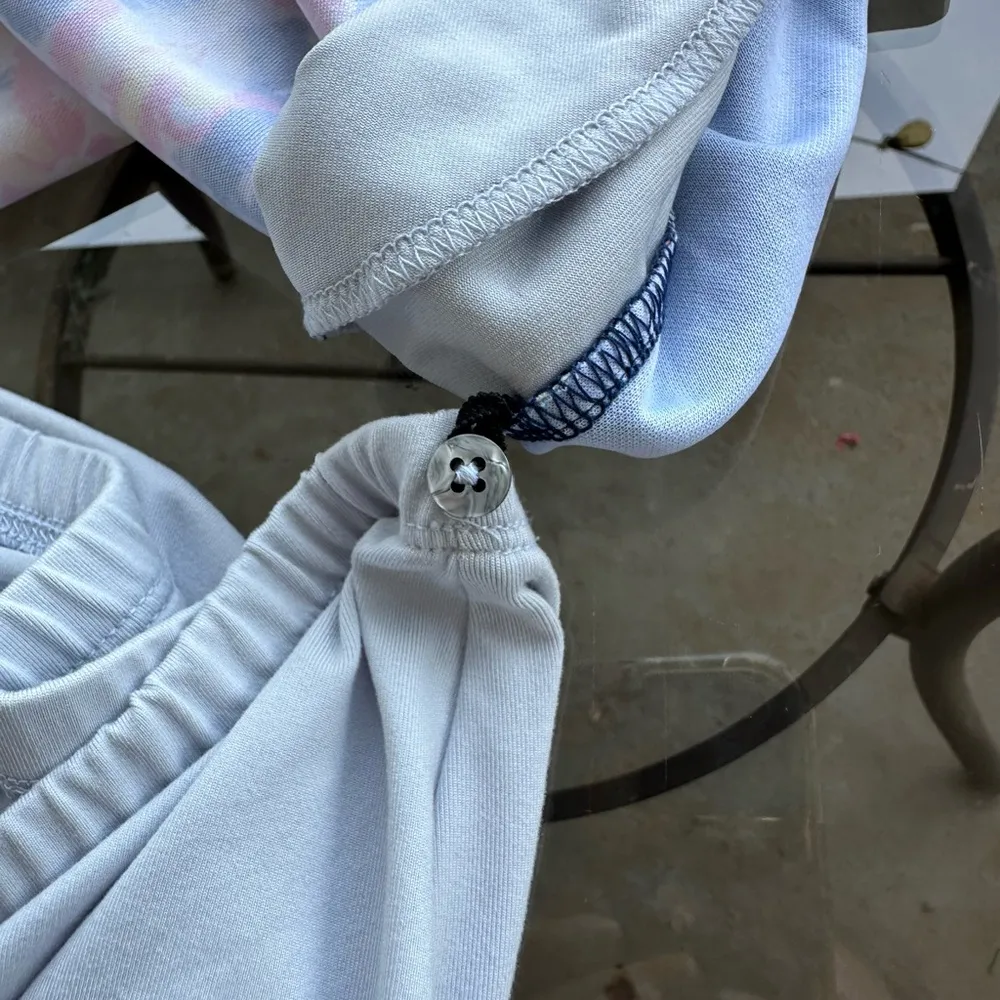 Fringe Peyton Sleeveless Athletic Golf Dress in Blue/Primrose Yellow Size Large - Image 13