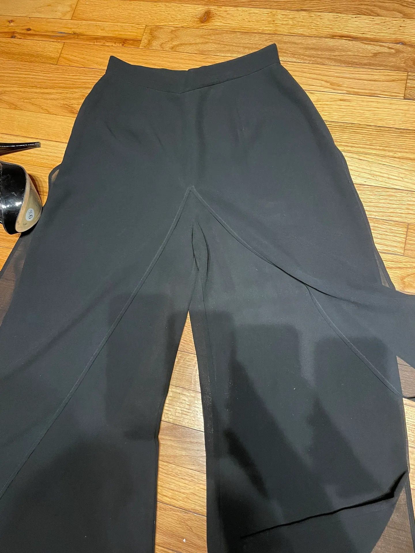 JBS Ltd Palazzos High Waist Sheer Split/Slit Trousers Coastal Whimsgoth - Image 6