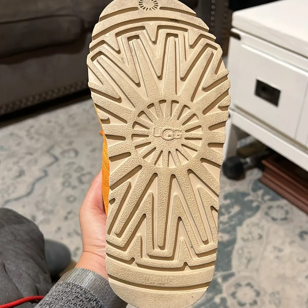 UGG NEUMEL  ANKLE BOOTS SUEDE COLIFORNIA POPPY WOMEN 5 orange - Image 11