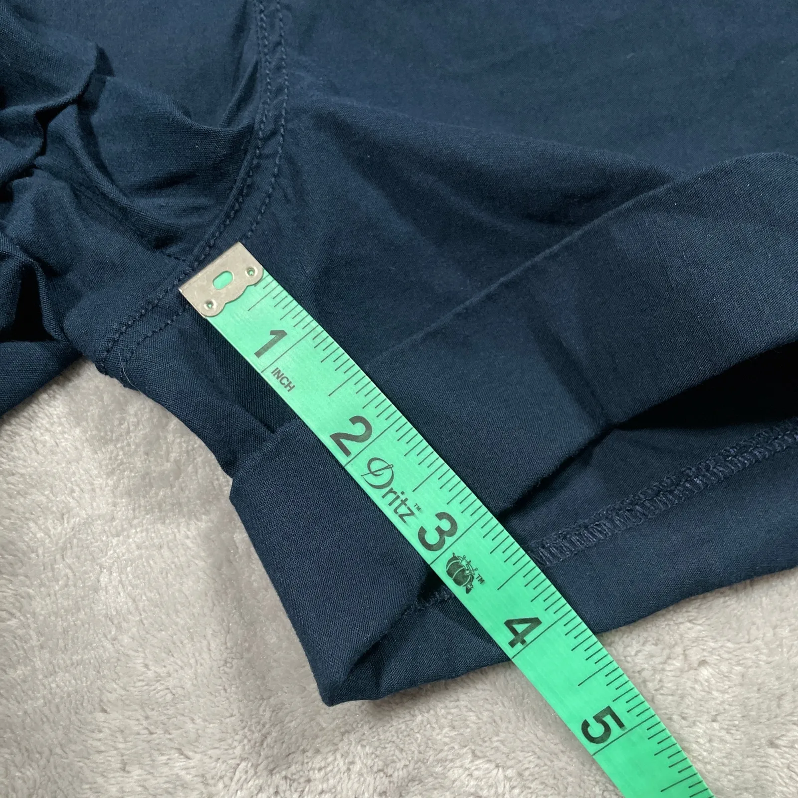 Anthropologie Shorts Womens 26 Blue Stretch High Rise Classic Retro Cuffed - Image 8