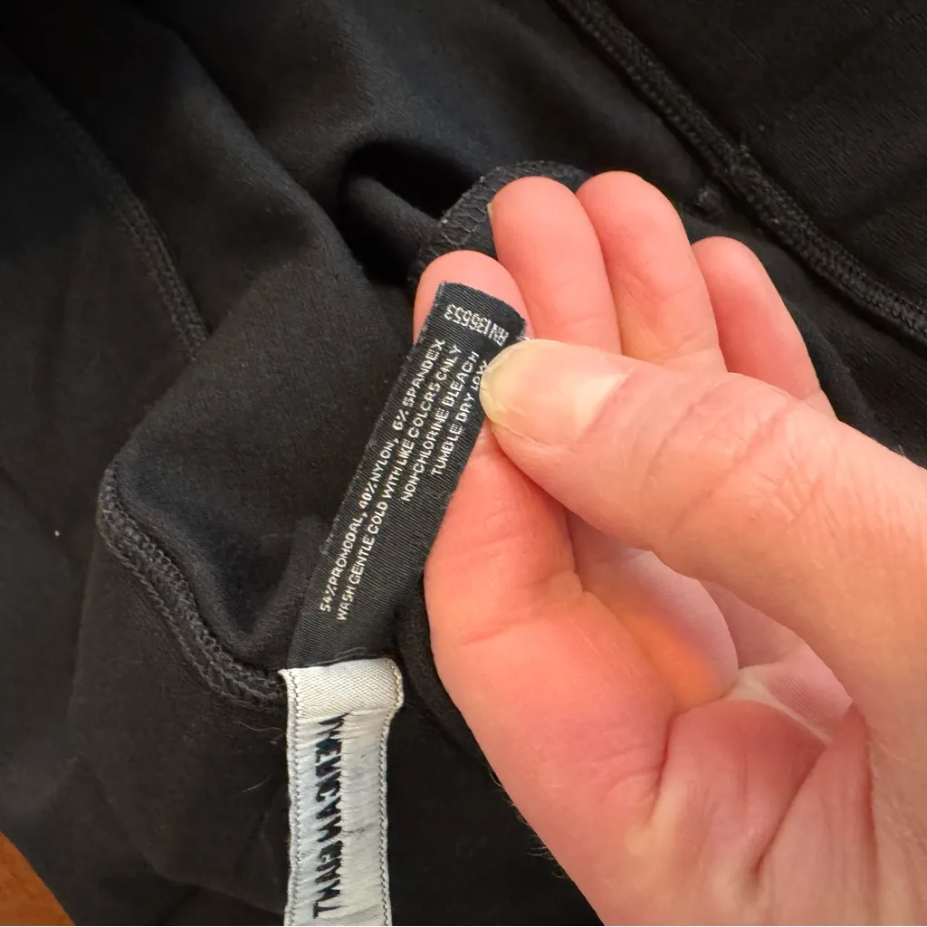 American Giant Ponte Slim Straight High Rise Pant Black Size 8 classic normcore - Image 5