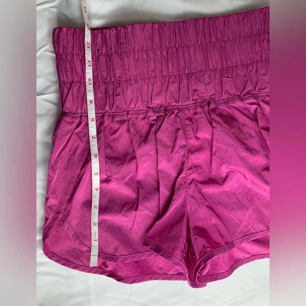 Free People FP Movement Way Home Pink High Waisted Running Shorts Women’s Small - Image 10