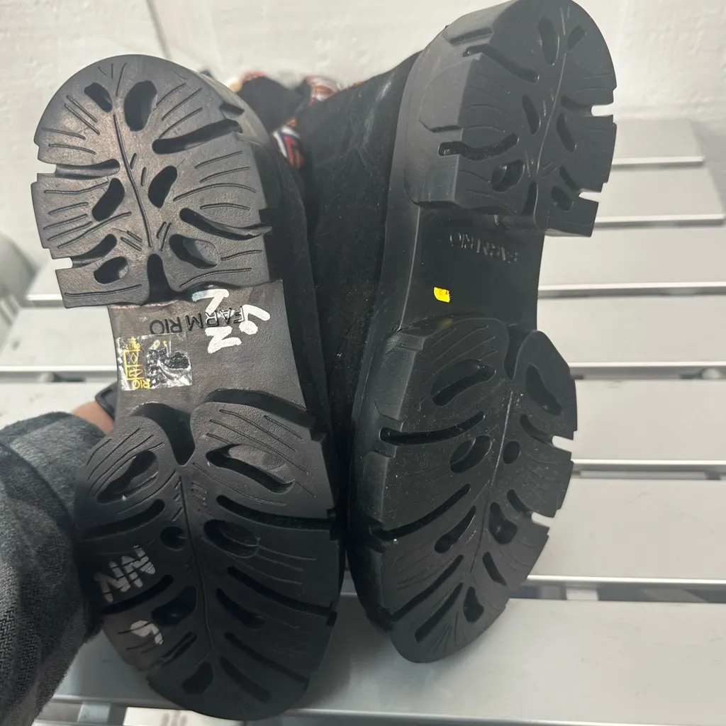 Farm Rio Shoes Farm Rio Black  Boots Size 6 NWOT - Image 14