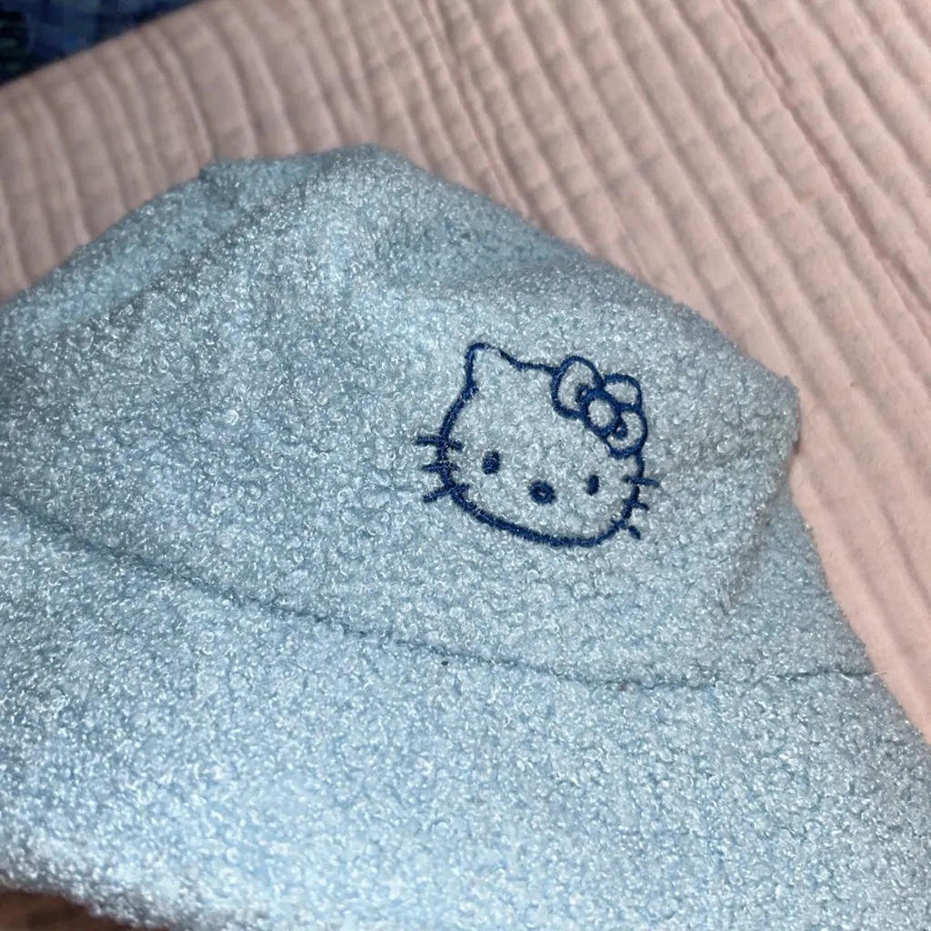 Hello Kitty Forever 21 Powder Blue Bucket Hat - Image 14