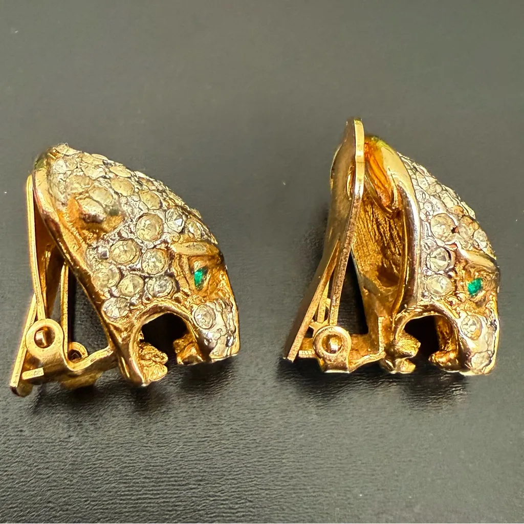 Unsigned Pave Crystal Gold - Image 6