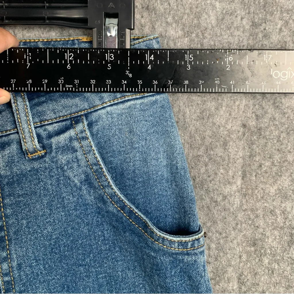 FRYE Womens Size 28 Front Pocket Flare stretchy Denim‎ Jeans vintage style - Image 3