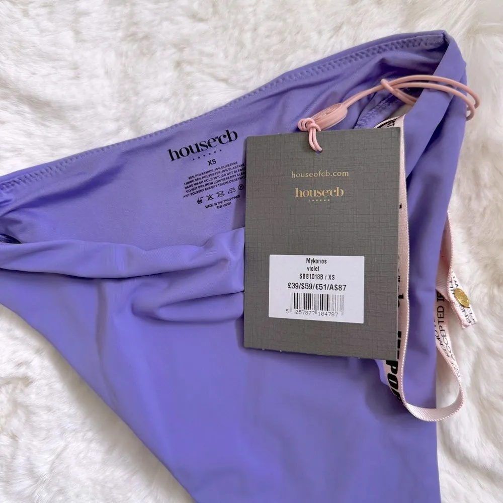 House of CB Underwire High-Waist Bikini Set S/XS - Violet - Image 6