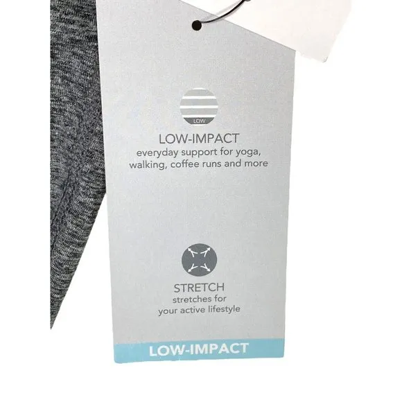 NWT Zelos‎ Gray Athletic Leggings Jogging Low Impact Yoga  Women's Size Small - Image 8