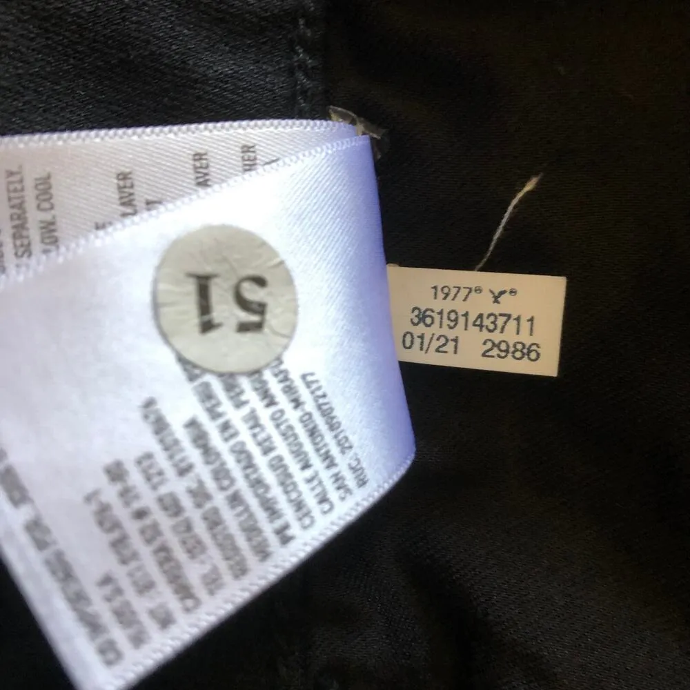 American Eagle Outfitters The Dream Jeans Distressed Black Women's Size 14 Short - Image 16