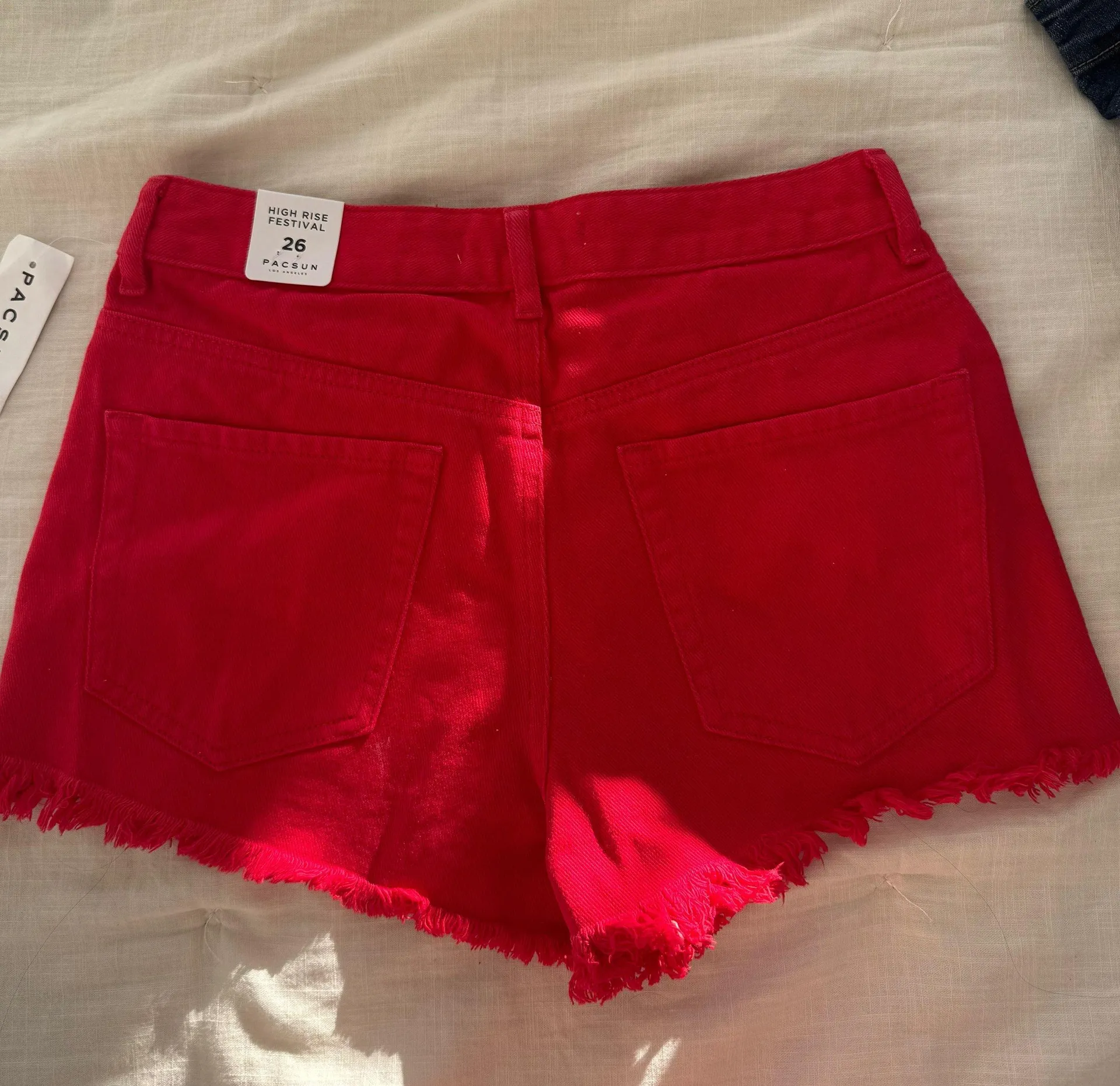 NWT  Red Jean Short - Image 3
