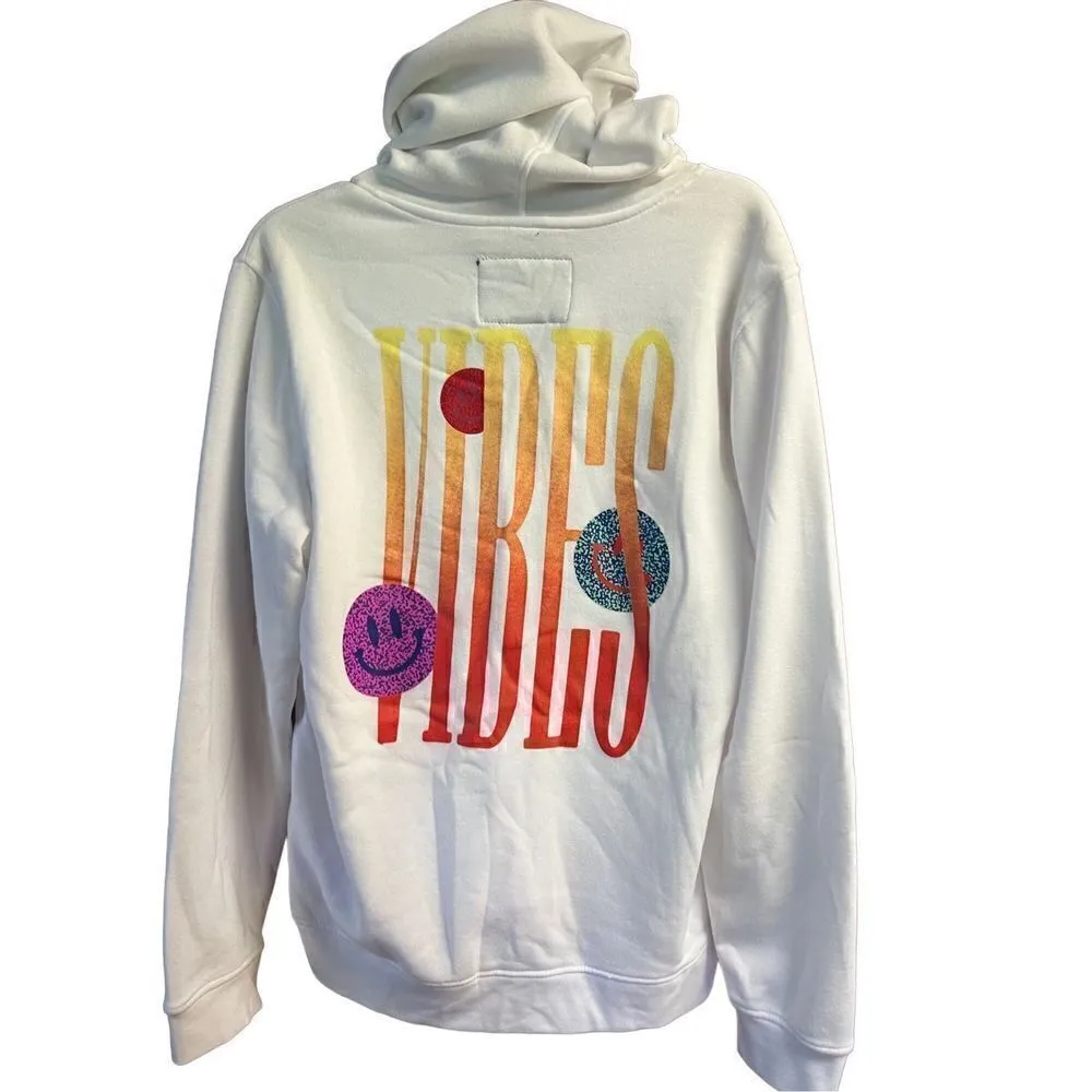 Brooklyn Cloth Co. * Good Vibes * Womans Hoodie Sz L - Image 2