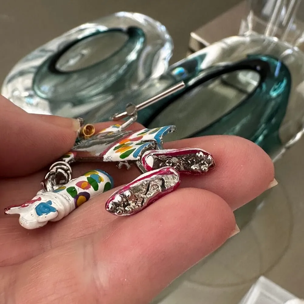 Vintage Ganz Golfer Brooch Pin - Image 8