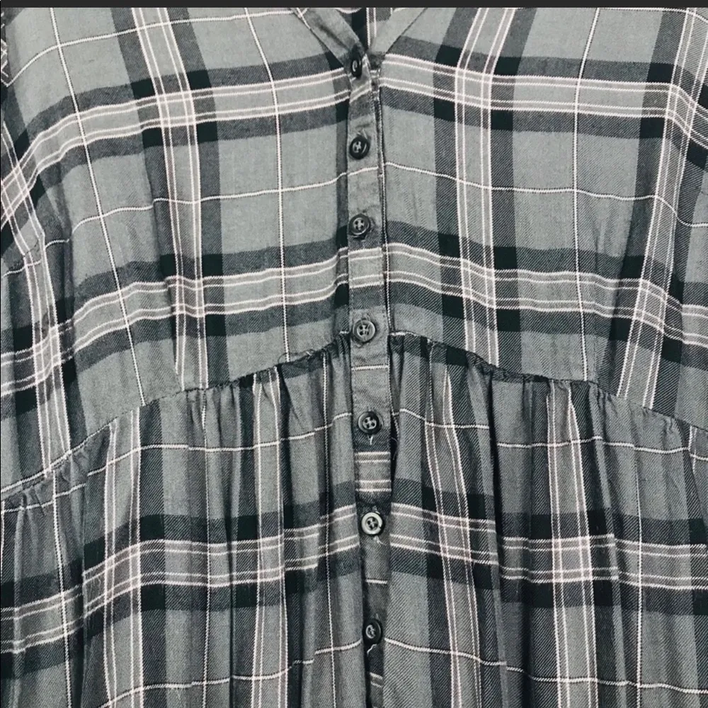 Torrid Lexie Twill Plaid Hi-Low Tunic - Image 8