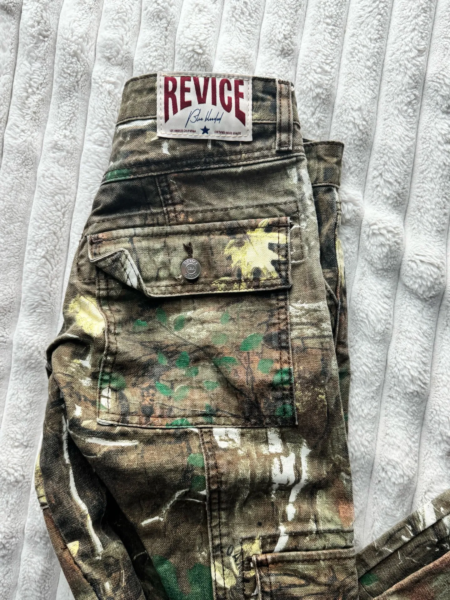 Revice Denim Jeans camo cargo  - Image 2