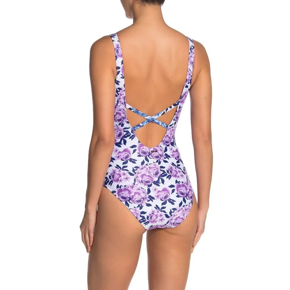 💕NICOLE MILLER💕 Pintuck Pleat One-Piece Swimsuit - Image 3