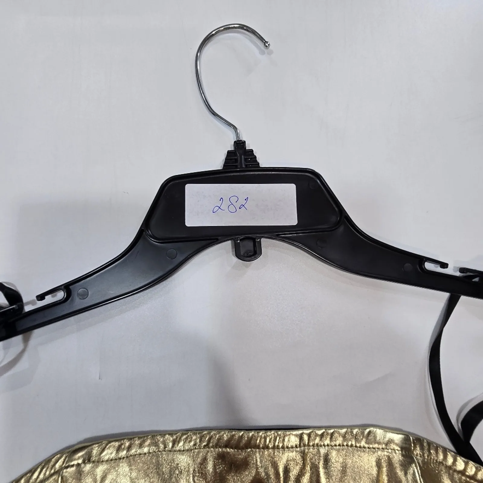 By the way Skylar Faux Leather Dress in Gold Metal Small - Image 14