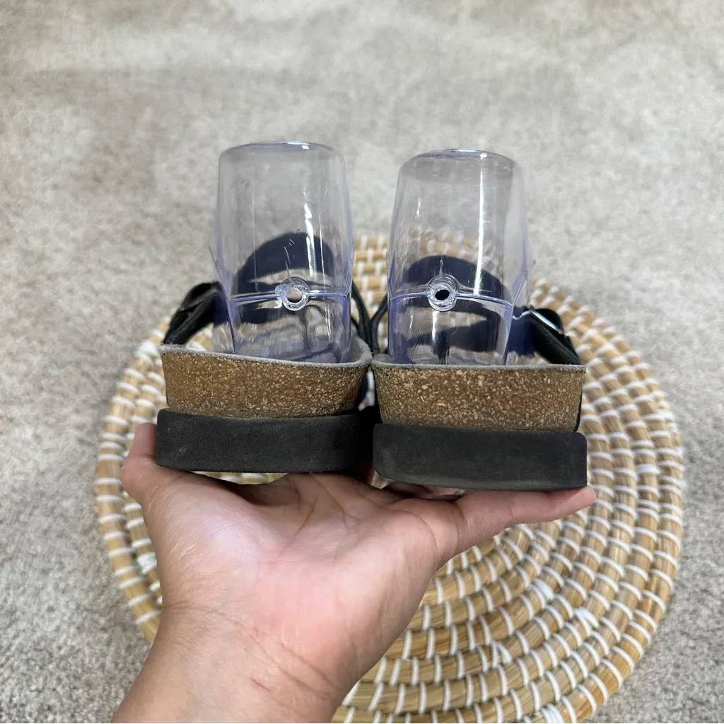 Mephisto Women’s Helen Twist Black Nubuck Sandals Thong in Black 41/US 10 Brown - Image 7