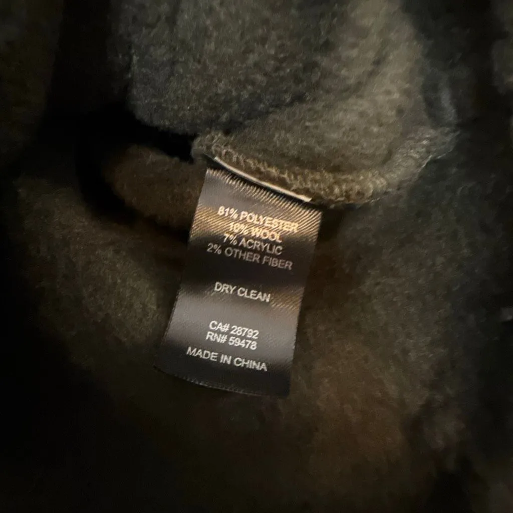 House of Harlow 1960 green wool blend cropped jacket size small - Image 6