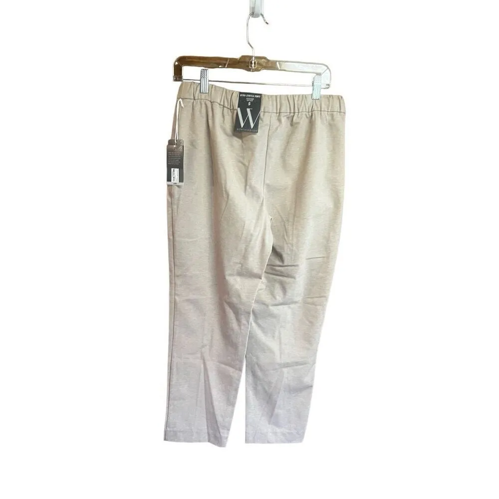 Worthington Womans Jogger Pull on Pants Oatmeal Sz S NWT - Image 2