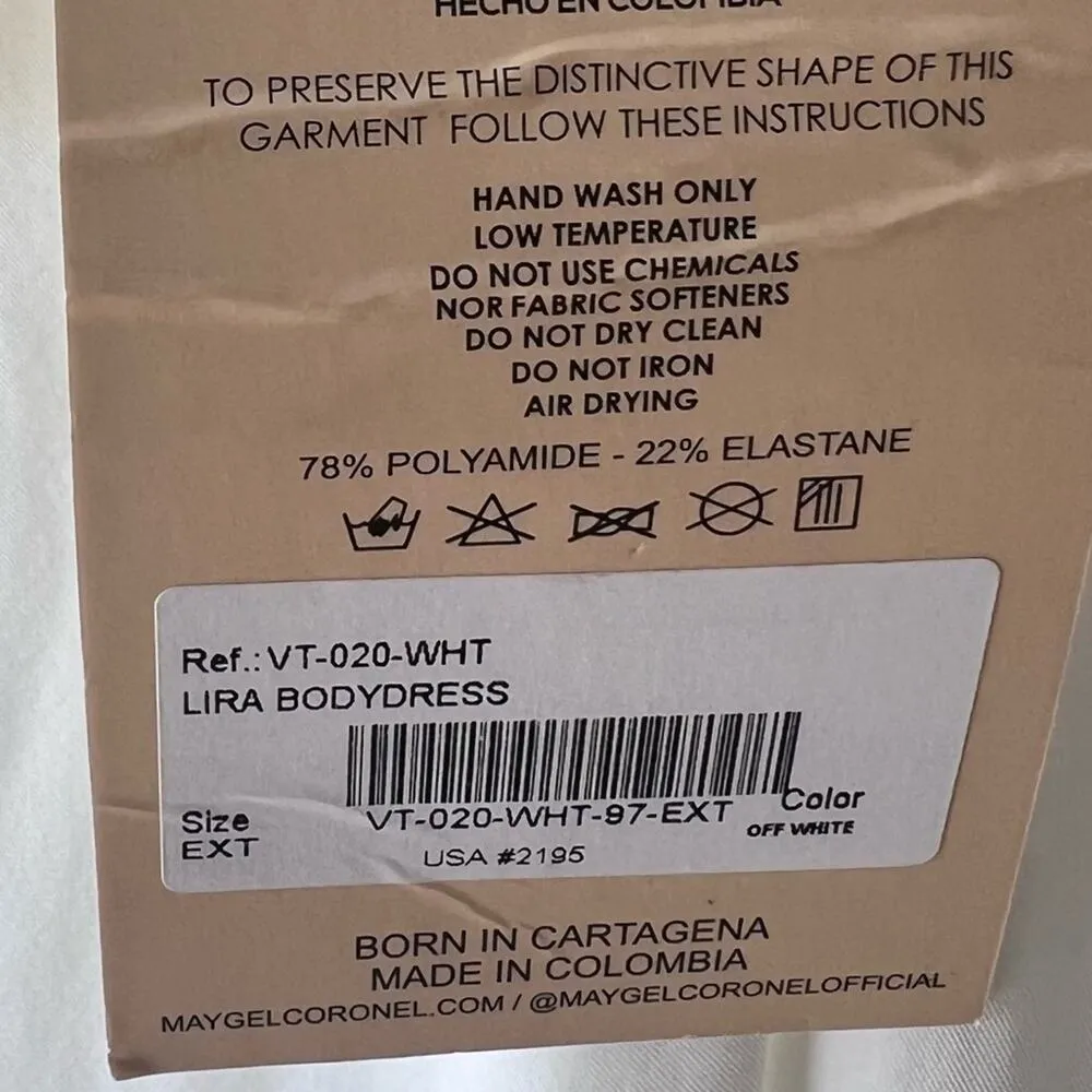 MAYGEL CORONEL Off White Lira Dress Size undefined - Image 5