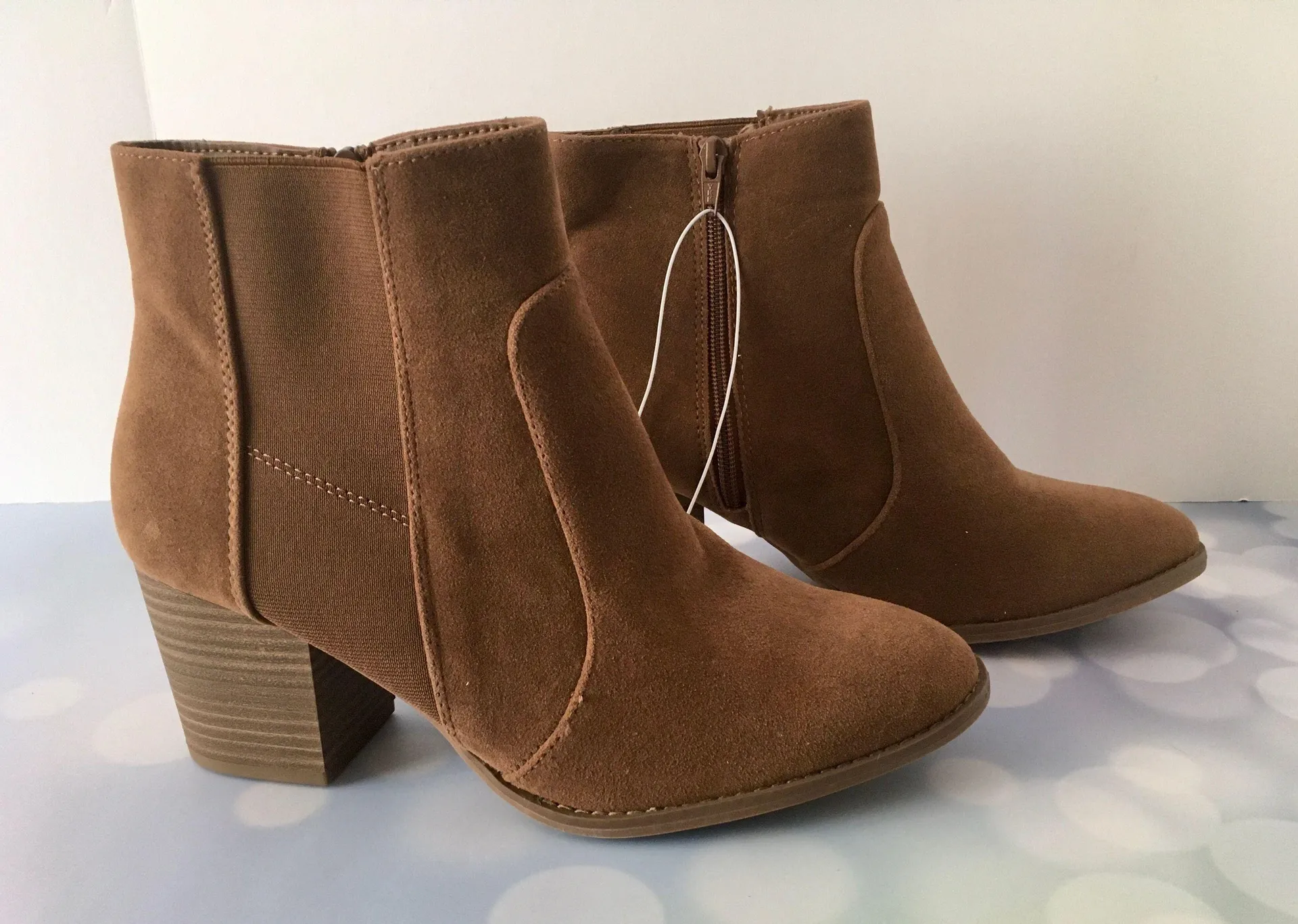 Women’s Ankle Boots, Size 10 Brown - Image 2