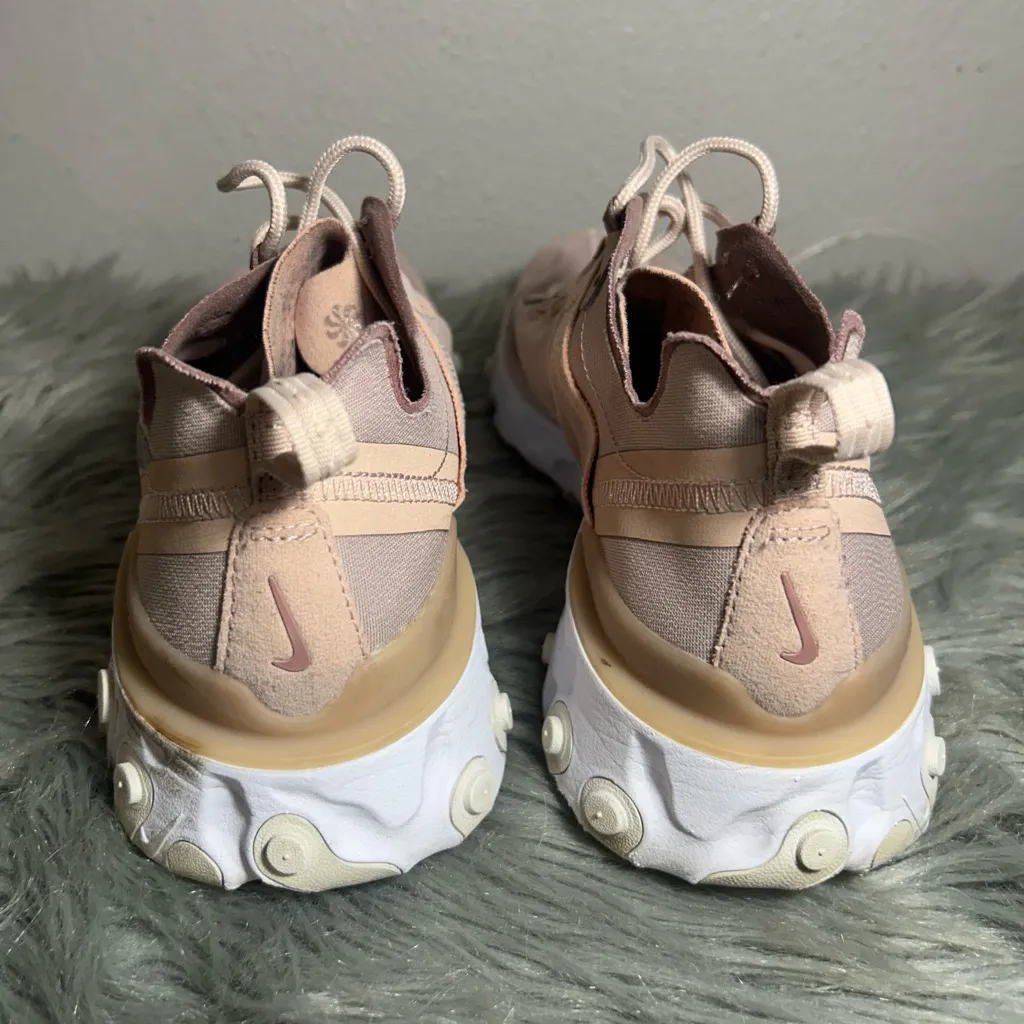 Nike  React Element 55 'Particle Beige' Women's Pink Sneakers Size 10 - Image 6