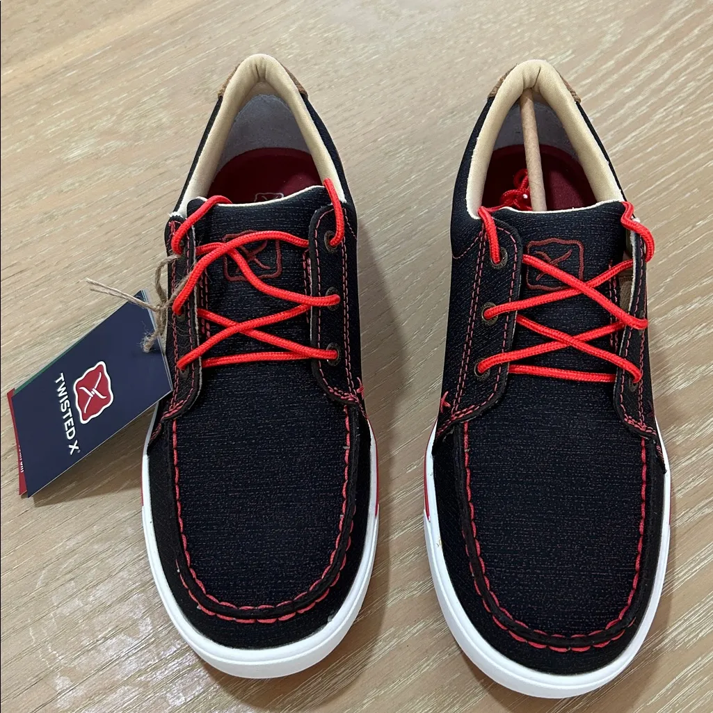 TWISTED X WOMEN'S KICKS #WCA0042, Black/Red, size 9.5, NWT - Image 3