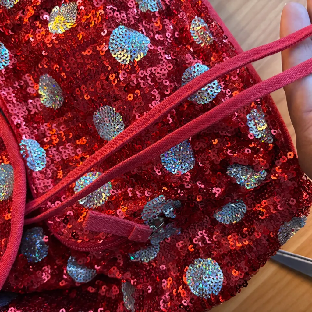 Minnie Mouse Mini Sequin Polka Dot Red Backpack - Image 5