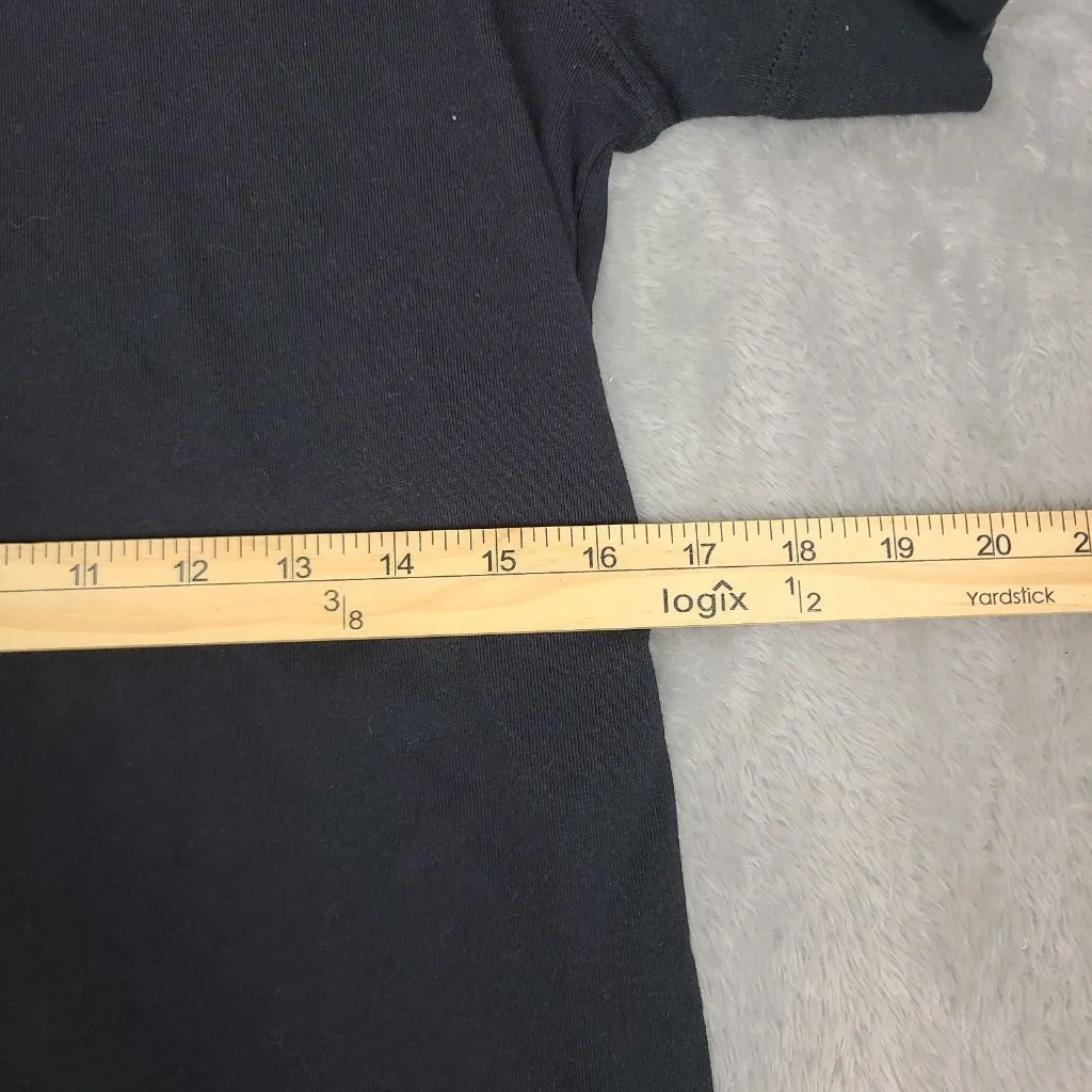 The Nike Tee‎ Women's Small Dri-Fit Black Swoosh Logo Short Sleeve 853394-010 - Image 8