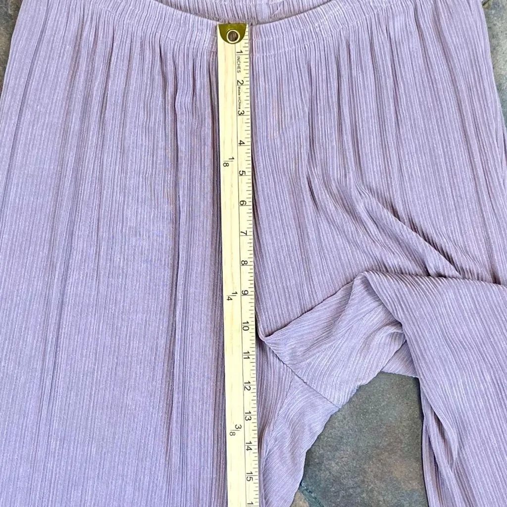 R & M Richard’s Women’s Petite Metallic Ribbed Sparkle Knit Pant Suit 18WP - Image 7