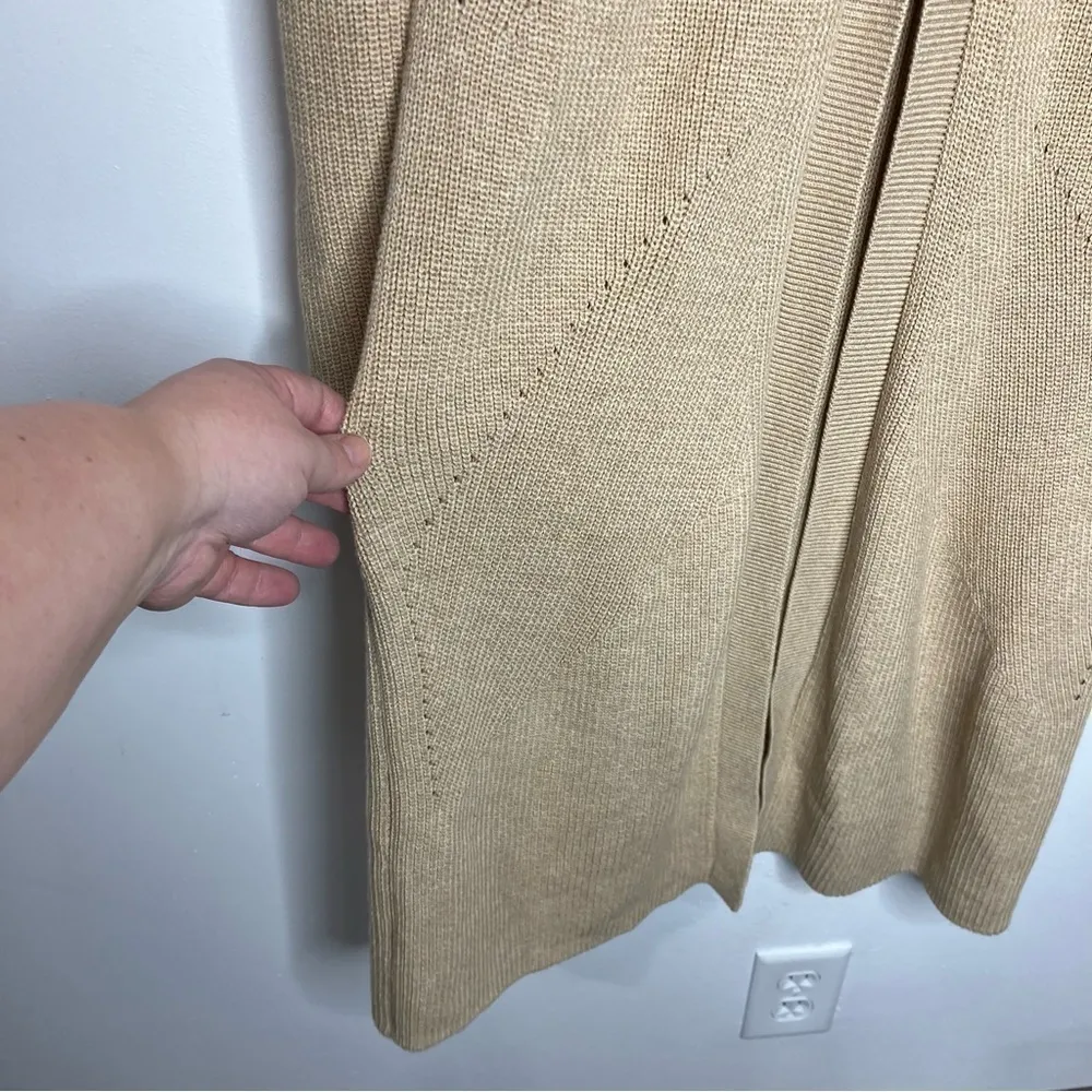 Cabi duster cardigan tan size‎ small - Image 4