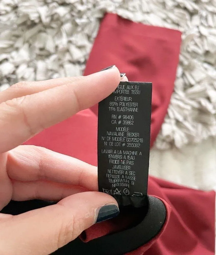 Theory Navalane Becker Burgundy Skinny Red Orange Workwear Casual Pants Size 8 - Image 5