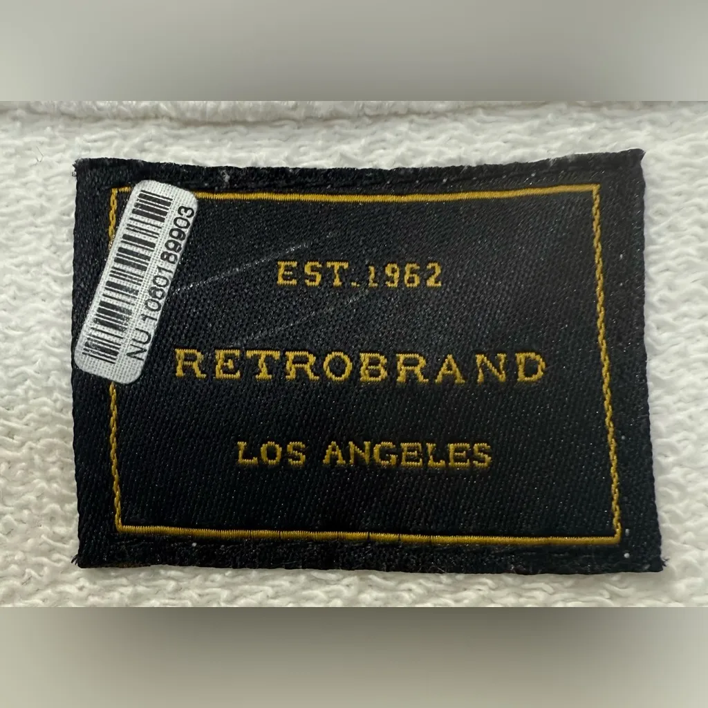 Rare FP x Original Retro Brand New York City NYC 1982 Crewneck Sweatshirt Large White - Image 7