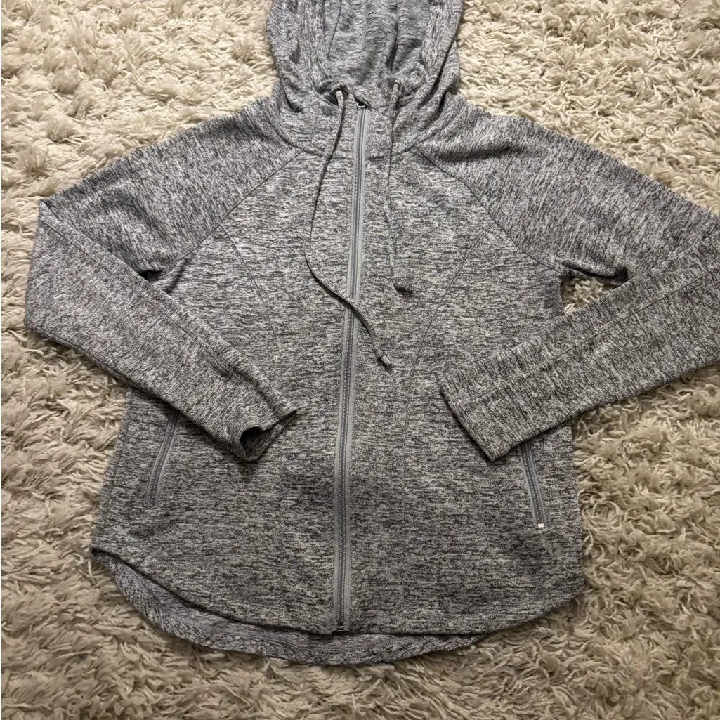 90 Degree By Reflex Heather Gray Cowl Neck Sweater Size S - Image 8