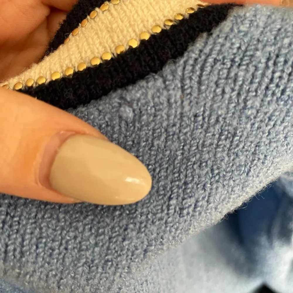 Vintage St. John Santana Knit‎ Tank Top Crop Size Small Embellished - Image 3