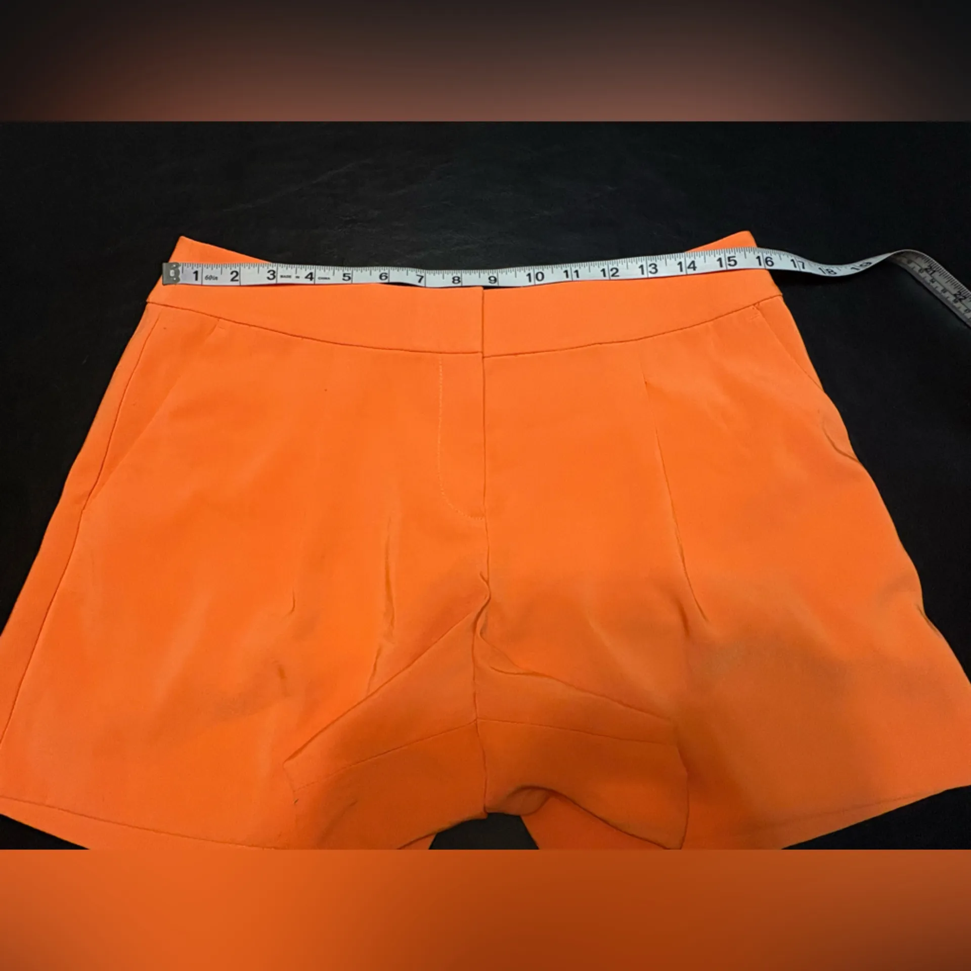 Ann Taylor High Waist Orange Shorts - Image 7