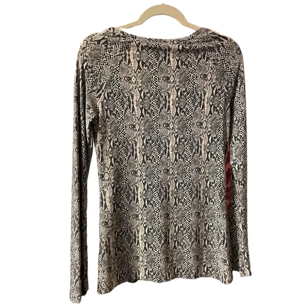 NORMA KAMALI ANIMAL PRINT BLOUSE - Image 2