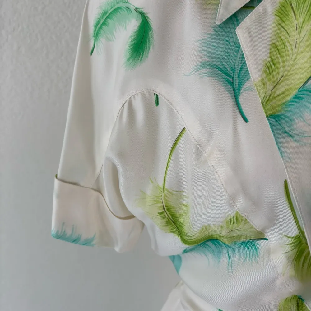 NWOT vintage Thierry mugler silk dress Size 6 - Image 5