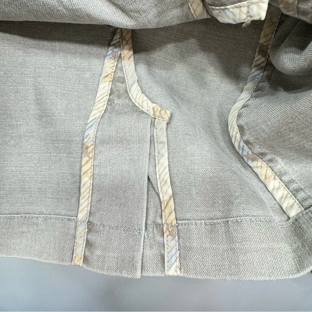 Vintage Y2K Sigrid Olson Gray Denim Double Breasted Blazer Jacket Size 12 - Image 12