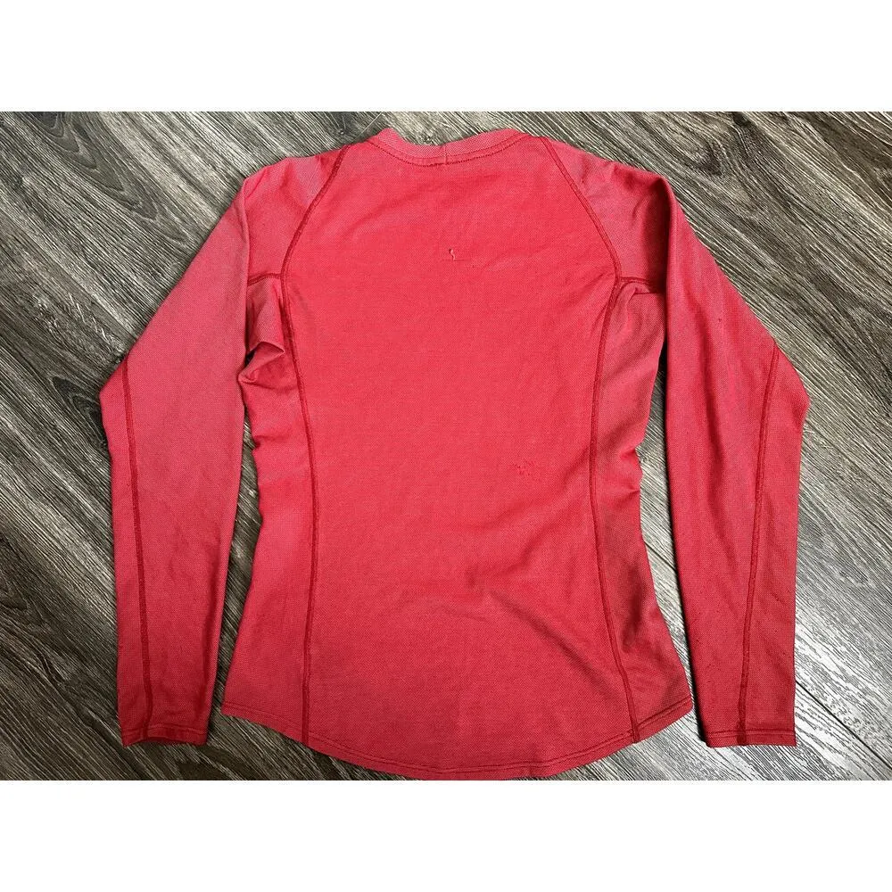 Patagonia Capilene Long Sleeve Performance Baselayer Red Shirt size medium - Image 6