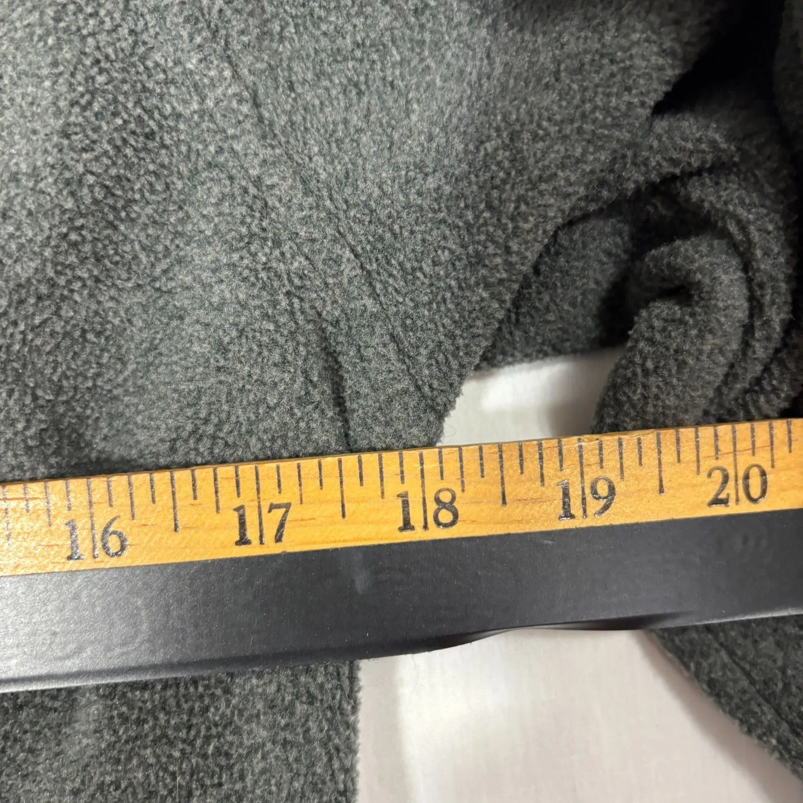 Amazon Essentials 1/4-Zip Polar Fleece Jacket Womens S Classic Fit Gray - Image 7